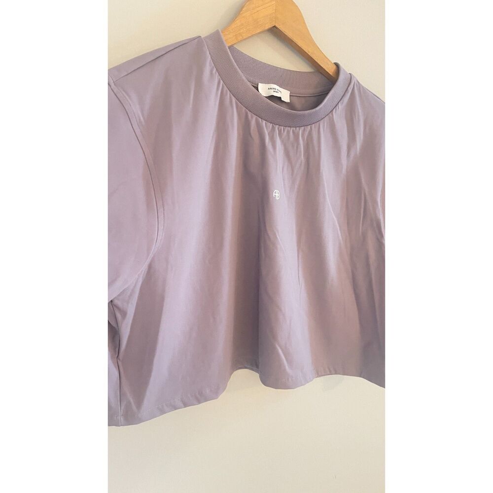 Anine Bing Purple Crop Top - Picture 7 of 7